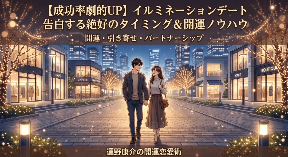 イルミネーション デート 告白 タイミング